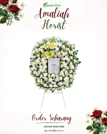 Krans Bunga Duka Bakah